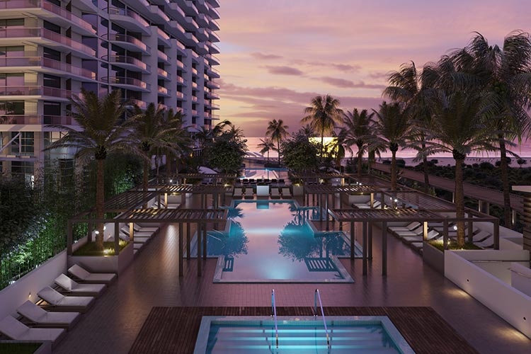 5 Miami Sky Residences With Resort-Like Wellness Amenities